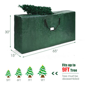 Christmas Tree PE Storage Bag Fit up to 9 Feet Artificial Tree