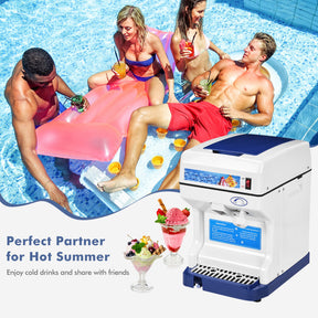 Efficient Electric Ice Shaver Machine with Low Noise and Adjustable Ice