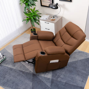 Electric Power Lift Massage Recliner Chair with Adjustable Backrest and USB Port