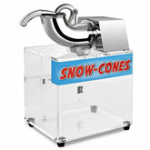 Electric Snow Cone Machine Ice Shaver Maker with Stainless Steel for Kitchen Restaurant