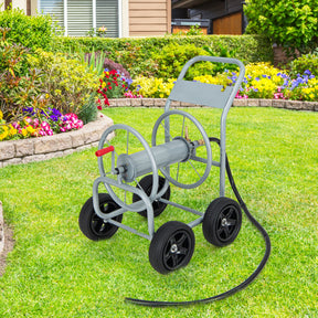 Garden Water Hose Reel Cart with Wheels for Watering Plants, Washing cars and Bathing Pets