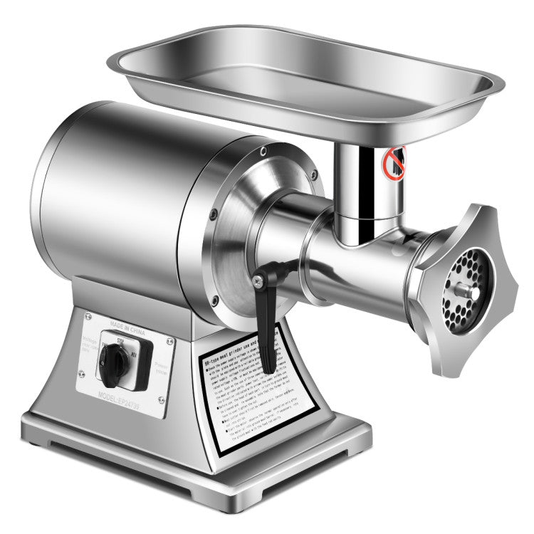 Heavy Duty 1.5HP 1100W 550LB/h Detachable Commercial Grade Meat Grinder