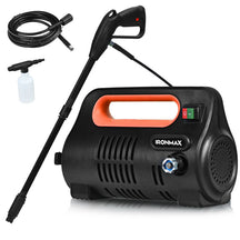 1800PSI Portable Electric High Pressure Washer with Nozzle and Hose Reel for Car Cleaning