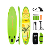 Inflatable Stand up Paddle Board iSUP Board Accessories with 3 Fins and 3 Adjustable Paddles