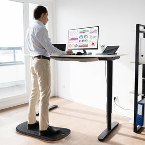 Portable Anti-Fatigue Balance Board with Raised Massage Points for Office