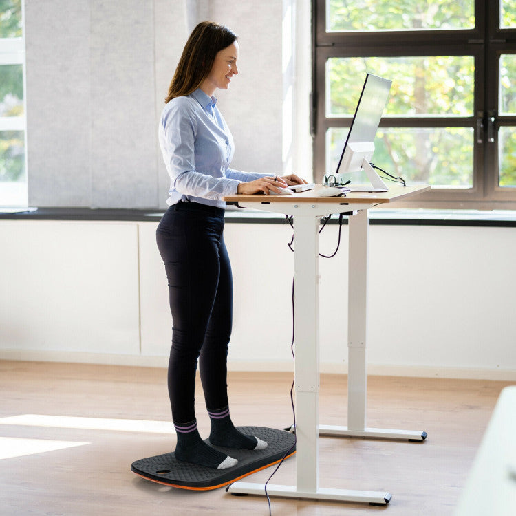 Portable Anti-Fatigue Balance Board with Raised Massage Points for Office