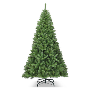 6/7.5/9 Feet Premium Artificial Hinged PVC Christmas Tree with Metal Stand