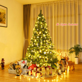 6/7.5/9 Feet Premium Artificial Hinged PVC Christmas Tree with Metal Stand