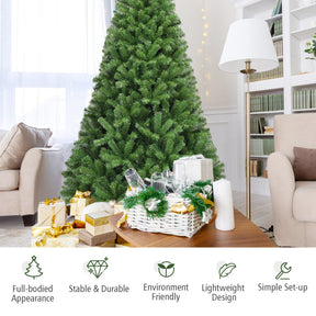 6/7.5/9 Feet Premium Artificial Hinged PVC Christmas Tree with Metal Stand