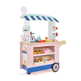 Toy Cart Play Set with POS Machine and Lovely Scale for Toddlers Gift