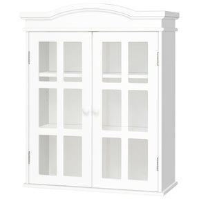 Wall-Mount Double Doors Storage Cabinet for Bathroom and Living Room