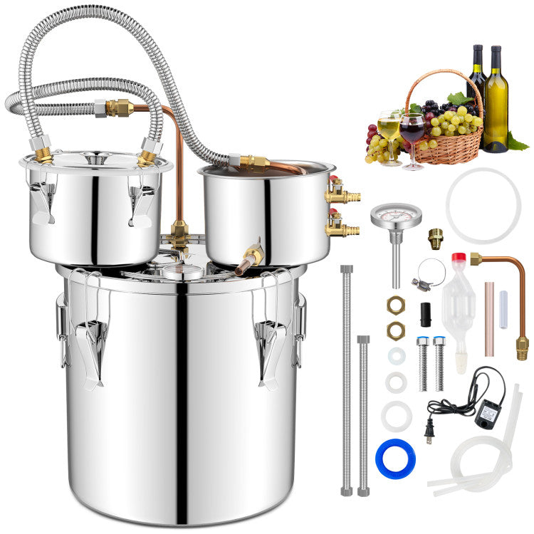 5/10 Gal 22/38 L Water Distiller for DIY Whisky