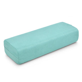 Yoga Bolster Pillow with Washable Cover and Carry Handle