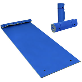 3 Layer Water Pad Foam Mat with Bungee Tethers for Water Parks and Swimming Pools