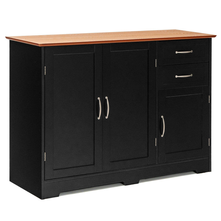 Buffet Sideboards Storage Cabinet with 2-Door Cabinet and 2 Drawers