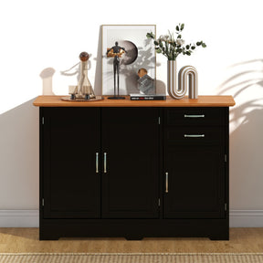 Buffet Sideboards Storage Cabinet with 2-Door Cabinet and 2 Drawers