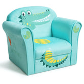 Kids Crocodile Armrest Upholstered Sofa with  ASTM and CPSIA