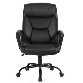 Massage Executive Office Chair with 6 Vibrating Points and Adjustable Height