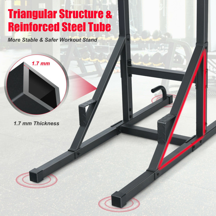 Multi-function Power Tower for Full-body Workout