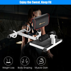 Multifunction Squat Hip Thrust Sit-up Exercise Machine with Adjustable Heights