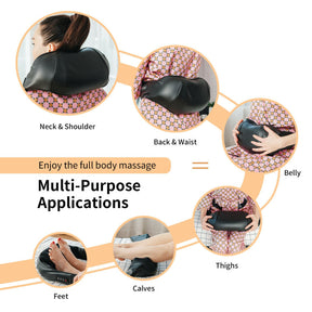 Shiatsu Neck Massager with Heat and Deep Tissue 3D-Kneading for Home and Office