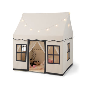 Toddler Large Playhouse with Star String Lights for Reading and Napping