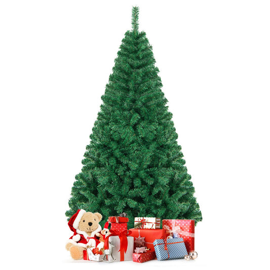 1.8M Artificial Christmas Tree Xmas Pine Tree with Solid Metal Legs