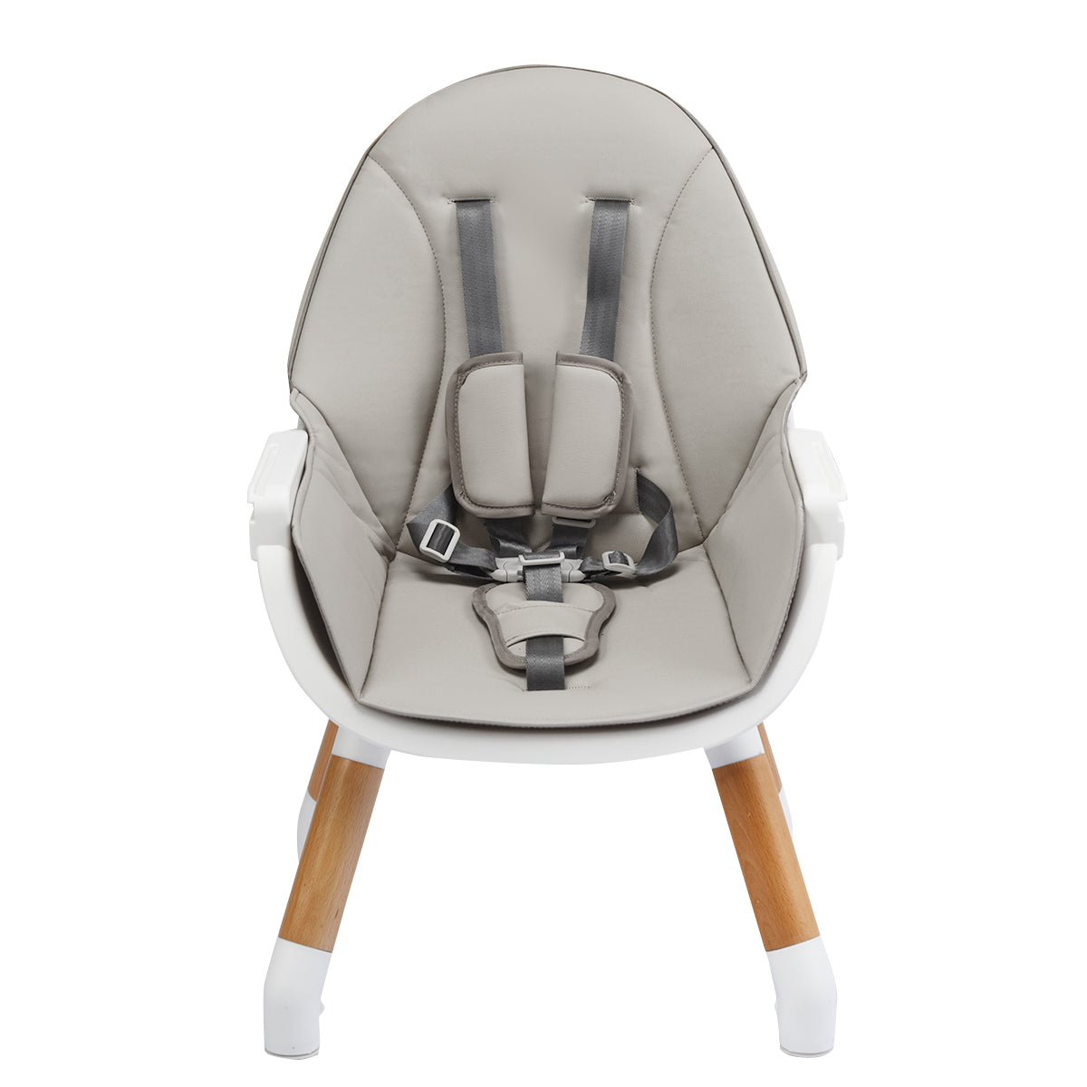 5-in-1 Convertible Wooden High Chair for Toddlers