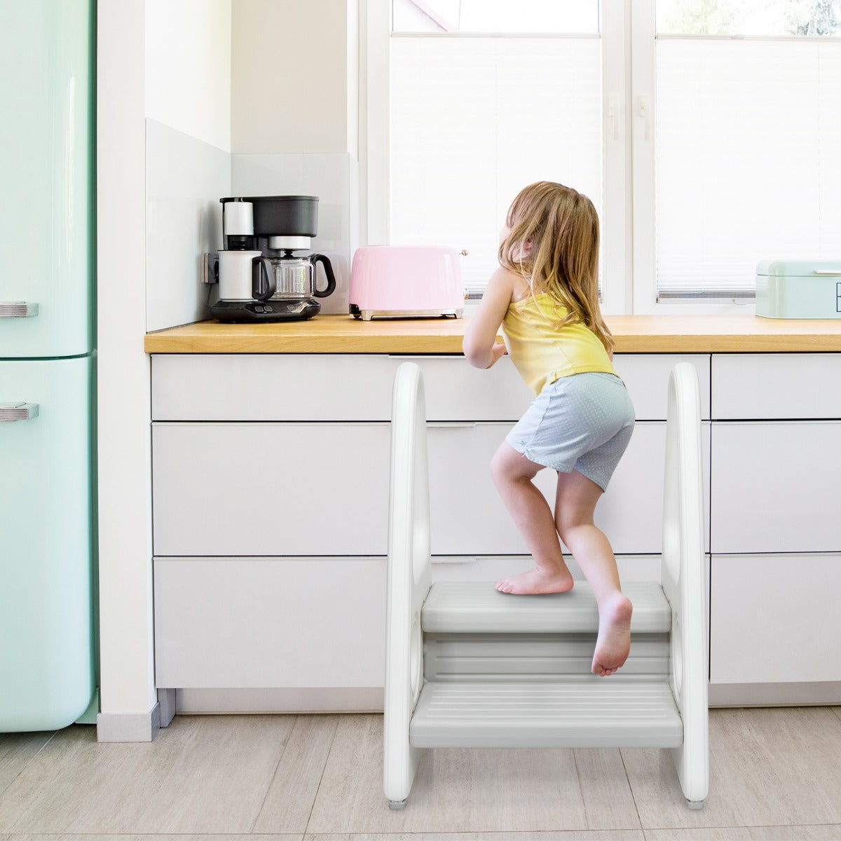 kids step stool for Toddler with Non-slip Design