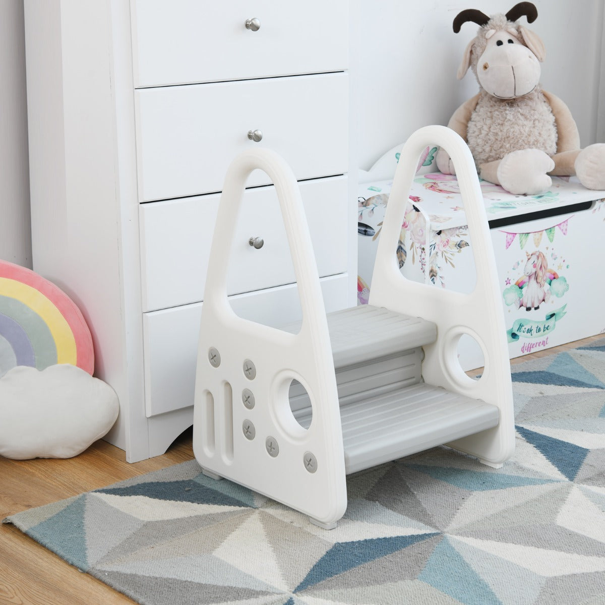 kids step stool for Toddler with Non-slip Design