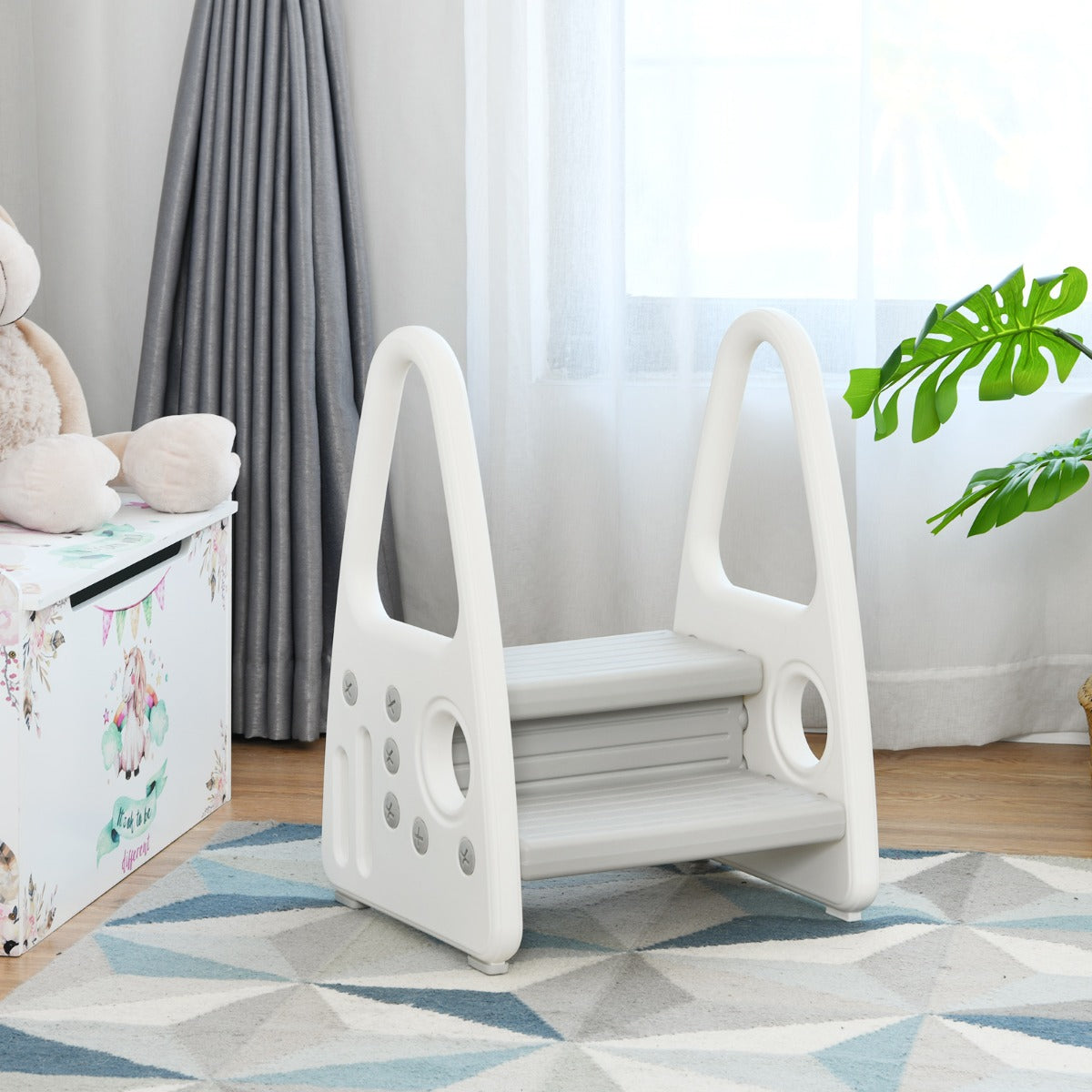 kids step stool for Toddler with Non-slip Design