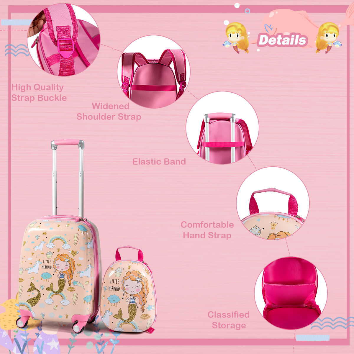 Luggage Set with Safe Material for Kids