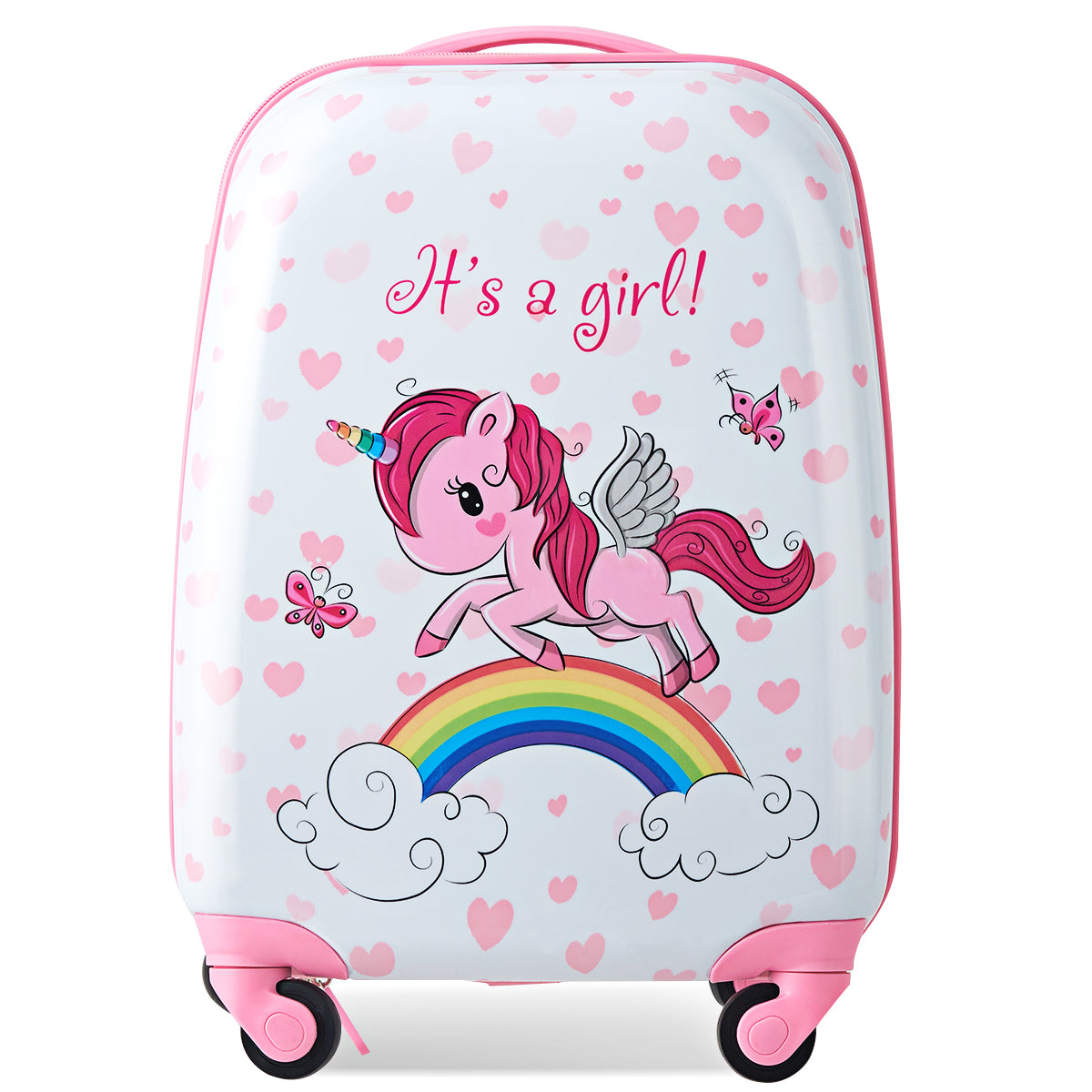 Kids Hard Shell Unicorn Luggage Backpack Set for Travel