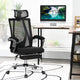 Ergonomic Recliner Mesh Office Chair with Adjustable Headrest for Home Office