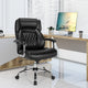 Height Adjustable Executive Chair with Upgraded Padded Armrest for Home/Office