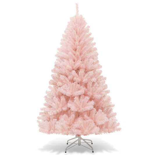 1.8 M Artificial Hinged Christmas Tree with Sturdy Metal Stand for Home