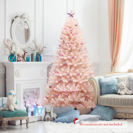 1.8 M Artificial Hinged Christmas Tree with Sturdy Metal Stand for Home