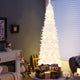 2.1M Pre-Lit White Christmas Tree with 8 Lighting Modes