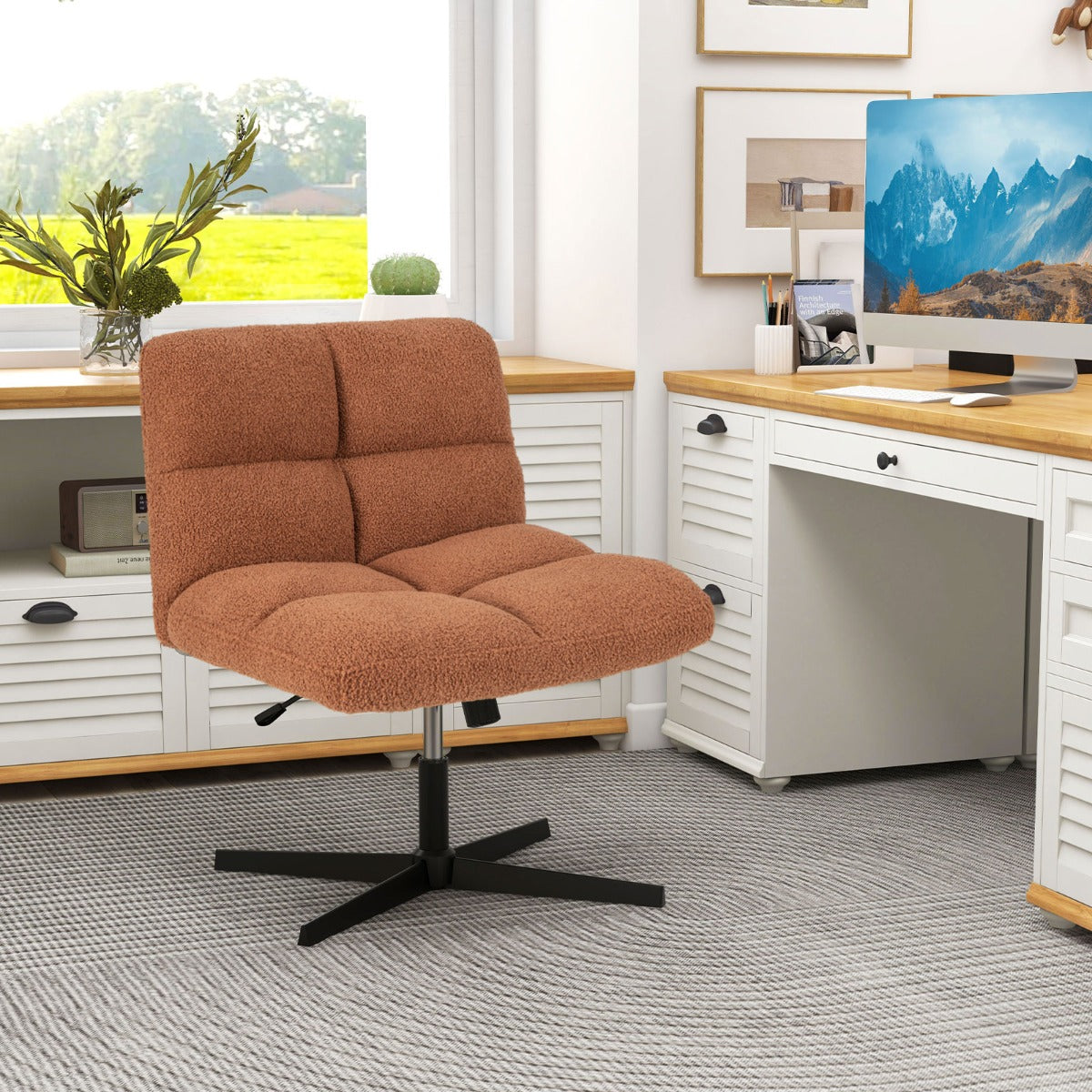 Cross Legged Office Chair with Adjustable Height for Home/Office