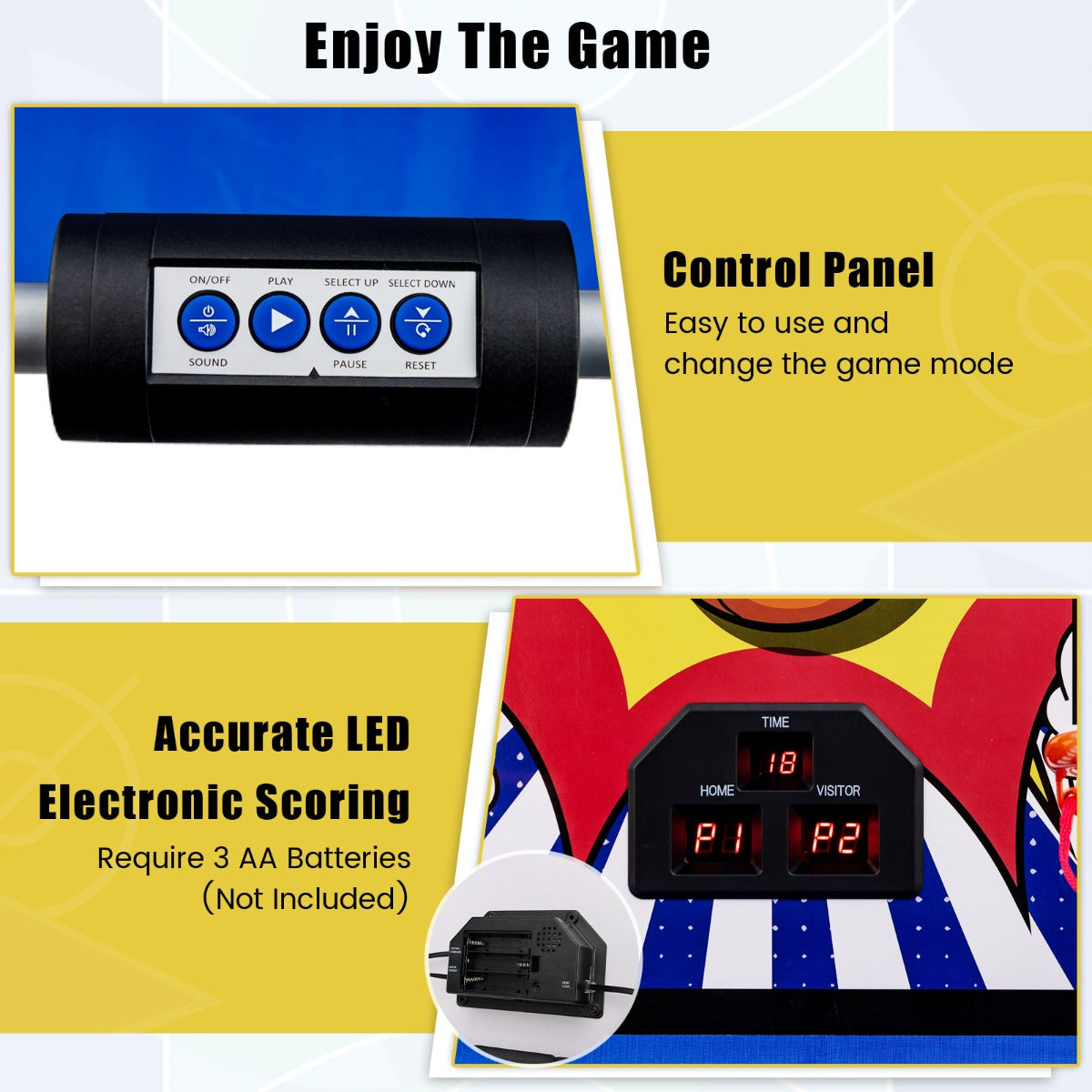 Dual Shot Basketball Arcade Game with 8 Game Modes & Arcade Sound