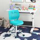 Adjustable Mid Back Children Study Chair with Adjustable Height for Office