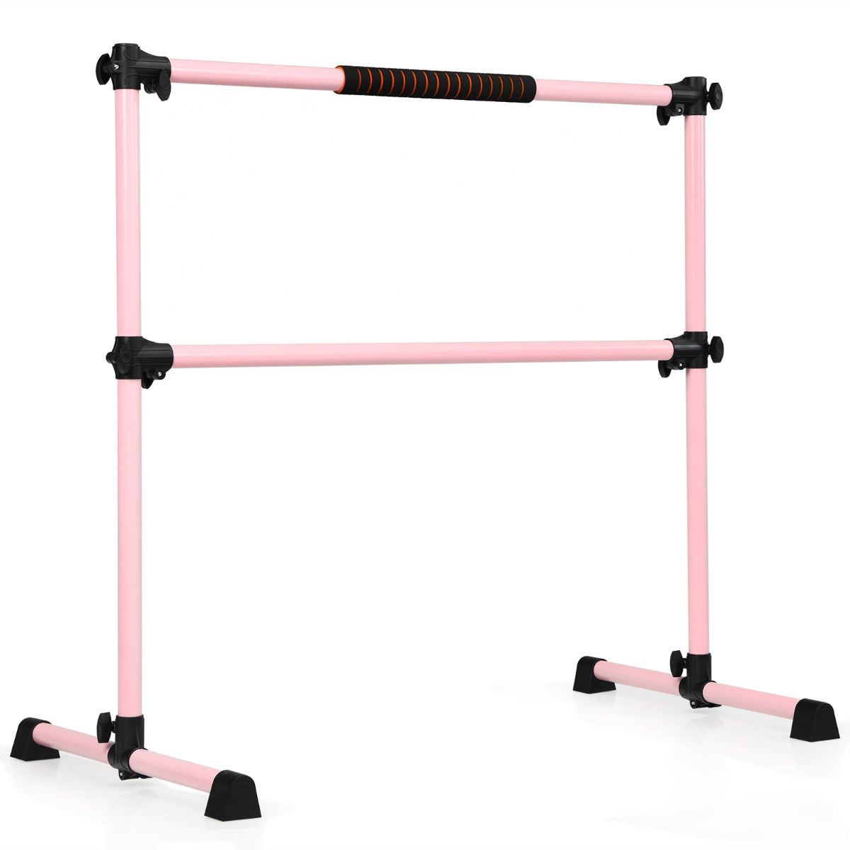 Adjustable Double Stretching Dance Bar for Home Dancing Studio Gym