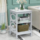 3-tier Nightstands with Stable Structure for Bedroom/Living Room