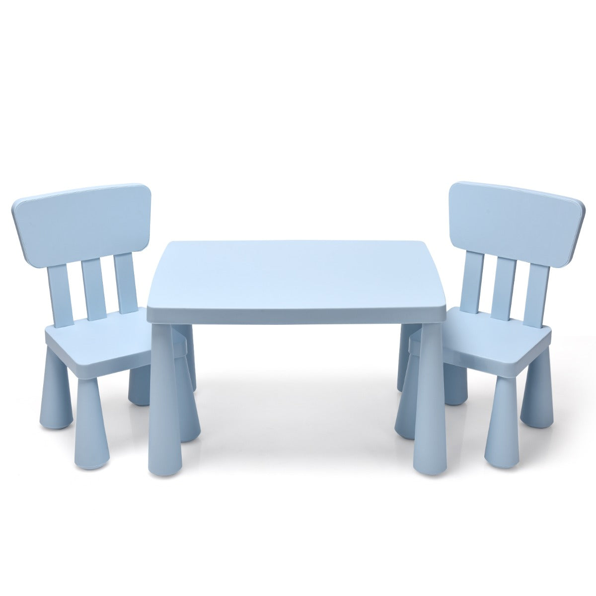 3 Pieces Kids Table and 2 Chairs Set for Reading