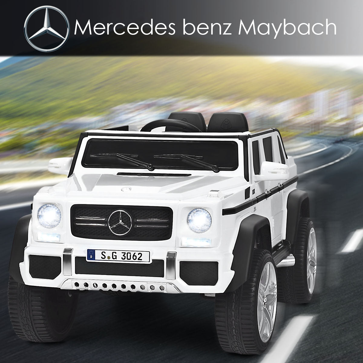 12V Ride On Car Licensed Mercedes Benz with Remote Control and Lights