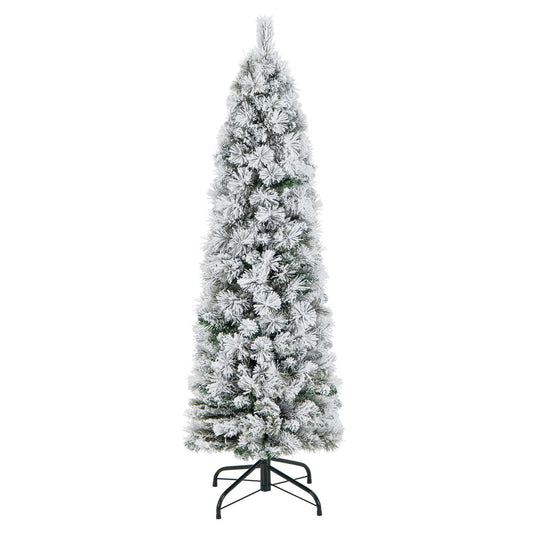 135 Slim Christmas Tree with 258 Branch Tips and 100 LED Lights