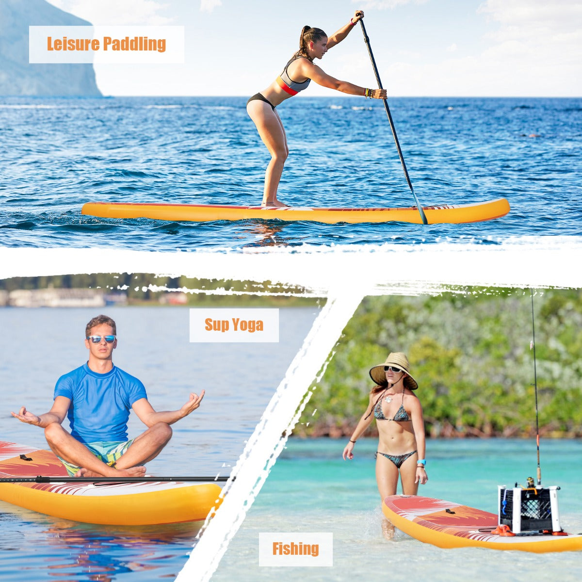 Inflatable Stand Up Paddle Board with Premium Sup Accessories