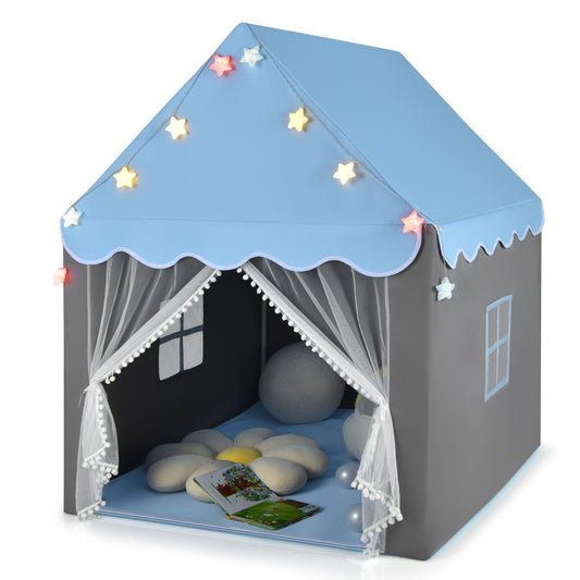 Kids Playhouse Tent with Washable Mat for Boys & Girls