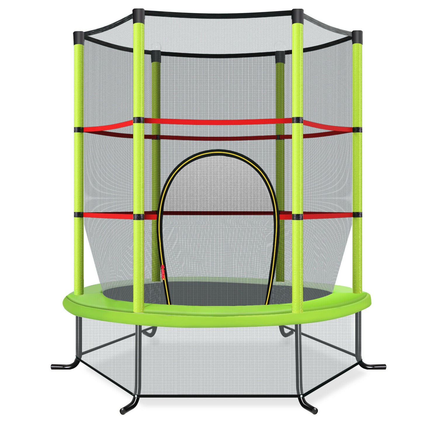 Mini Kids Trampoline with Enclosure Net for Family Games