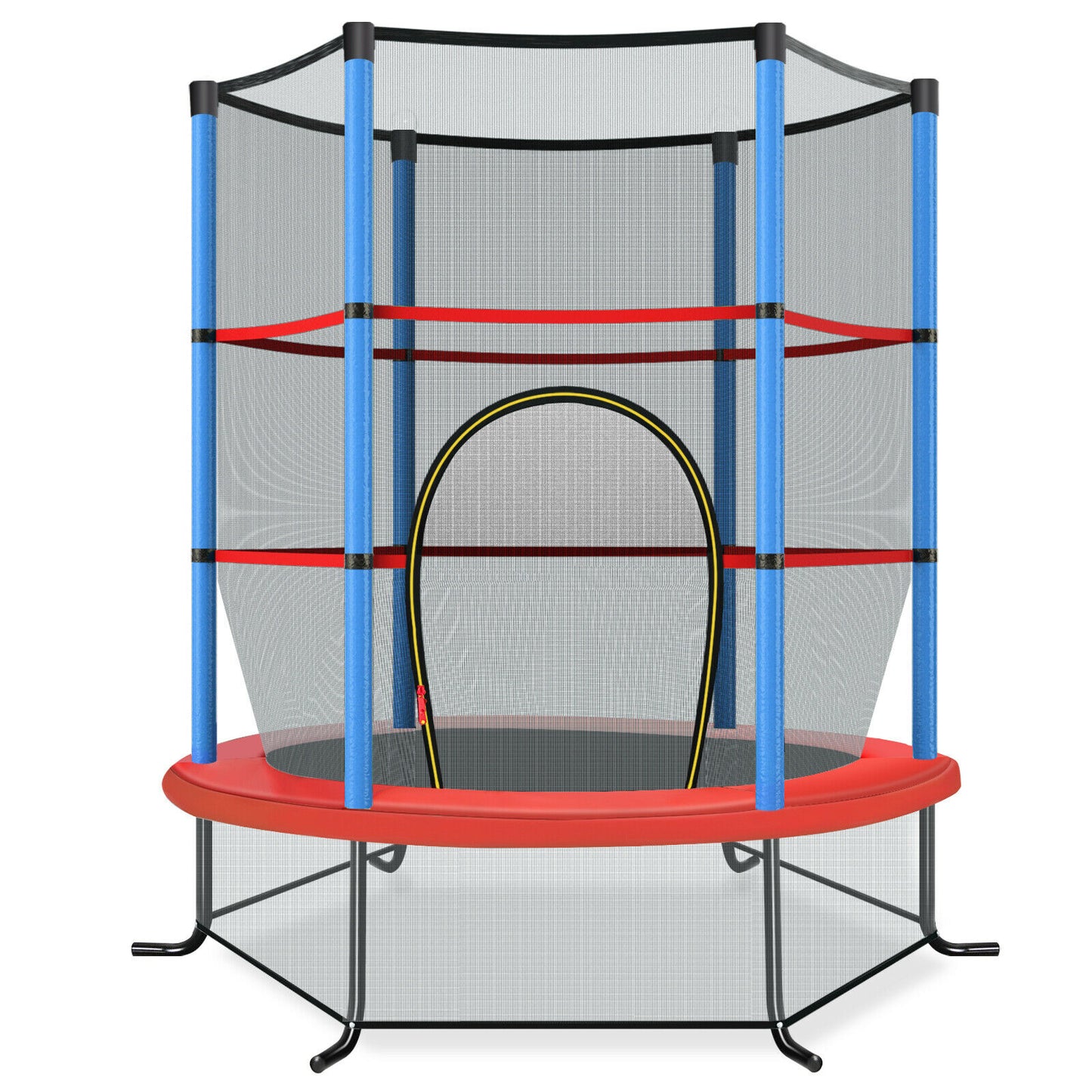 Mini Kids Trampoline with Enclosure Net for Family Games